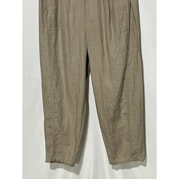 Eileen Fisher Womens Size XLarge Lantern Pant Organic Linen In Natural Ankle NEW - Picture 8 of 13